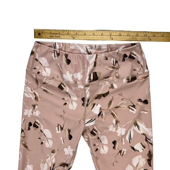 Anthropologie All Fenix Leggings Sz M Pink High Rise Active Sporty Yoga Pull On - Picture 8 of 14